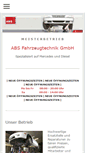 Mobile Screenshot of abs-fahrzeugtechnik.com